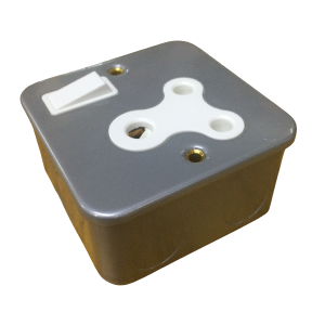 Metal Clad Round Socket