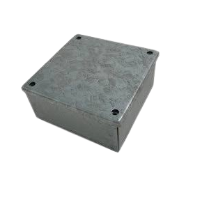 4x4x2 Galvanized Knockout Adaptor Box