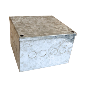 6x6x4 Galvanized Adaptable Back Box