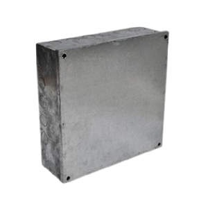9x9x3 Galvanized Adaptable Box Knockout