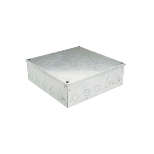 9x9x4 Galvanized Adaptor Box