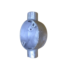 Galvanized circular Single way box